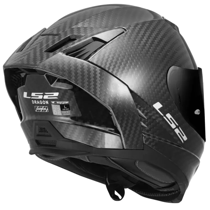 LS2 FF807 Dragon MC-hjelm, matt carbon