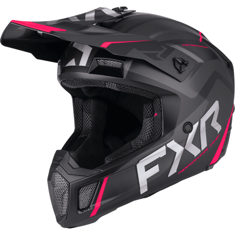 FXR Clutch Evo Helmet 26, black/razz