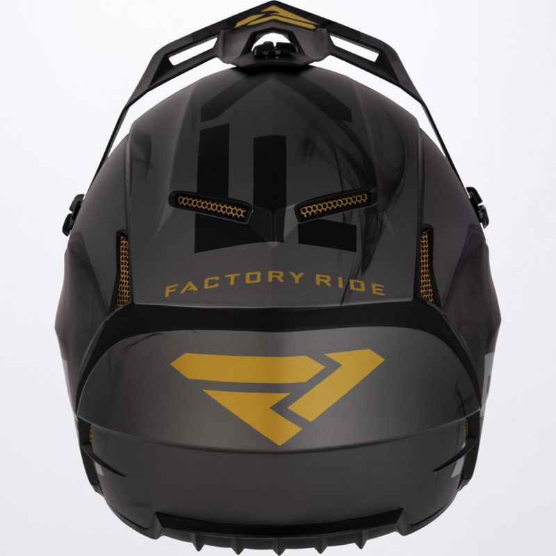 FXR Clutch Smoke Helmet 22, gold