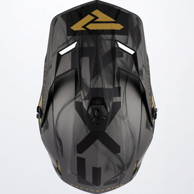 FXR Clutch Smoke Helmet 22, gold