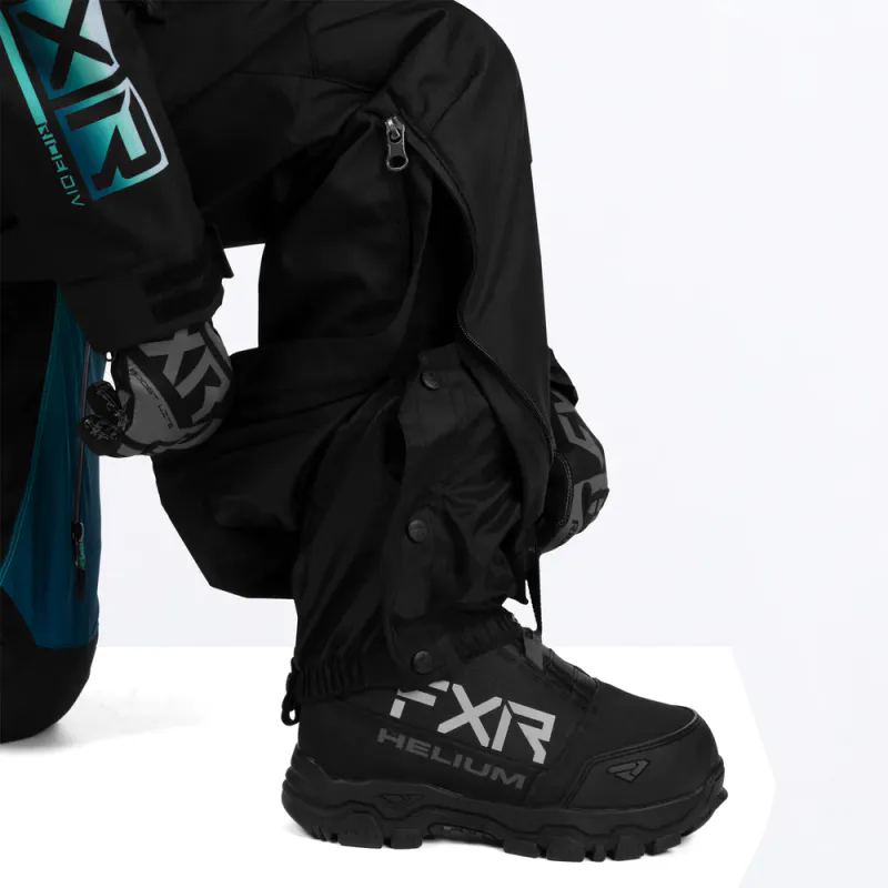 FXR W CX Lite Monosuit, black/mint fade