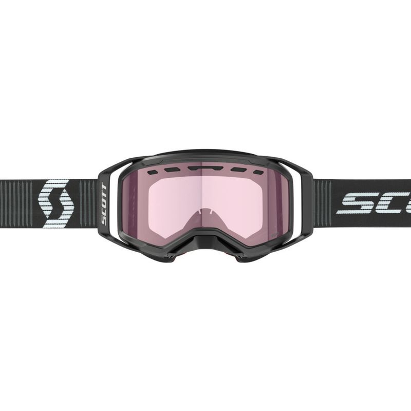 Scott Prospect 2.0 SMB SX Brille, sort/hvit (rosa linse)