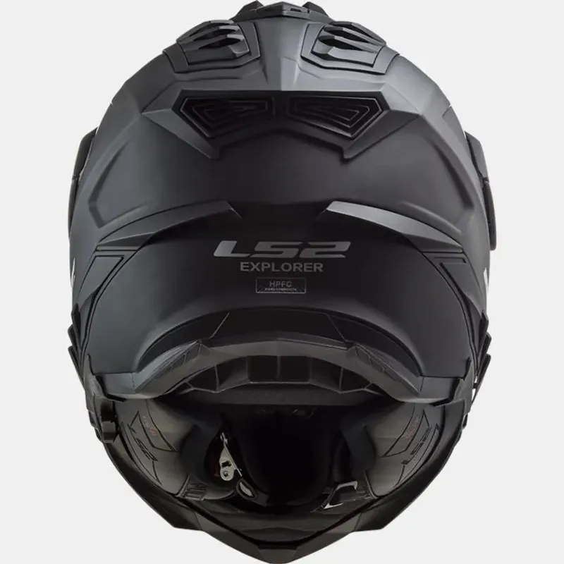 LS2 MX701 Explorer Solid Endurohjelm, matt svart 