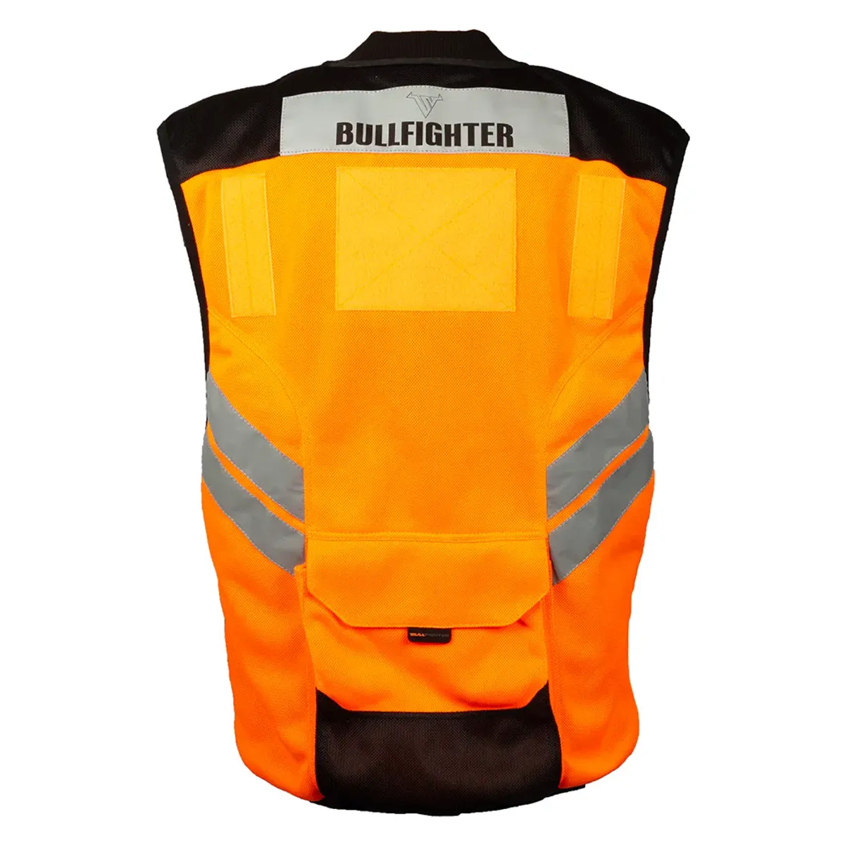 Bullfighter MC-Vest m/Borrelås For Patch, oransje