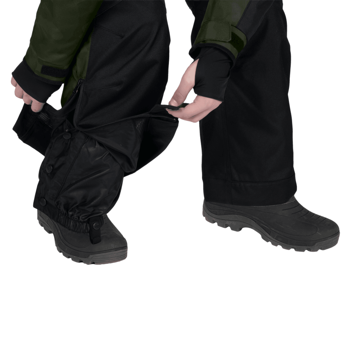 FXR Yth Cold Cross CX Monosuit 26, army camo/orange