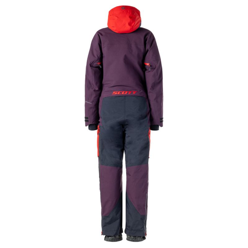 Scott Artic Flex 180 Dame Monosuit, lilla/rød