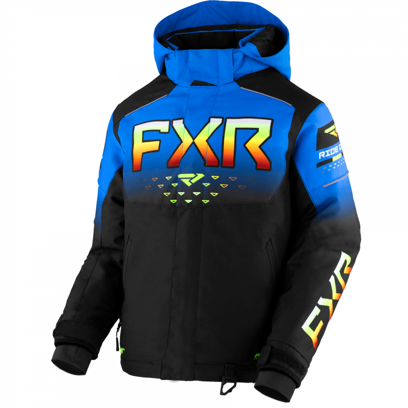 FXR Ch Helium Jacket 23, black/blue/inferno