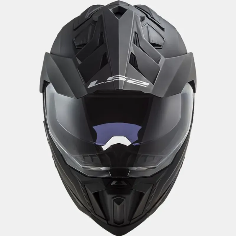 LS2 MX701 Explorer Solid Endurohjelm, matt svart 