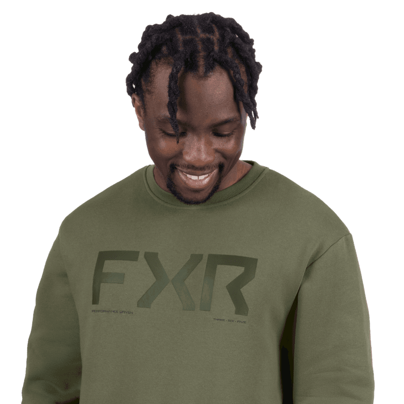 FXR M Core Cotton Crewneck Sweatshirt 26, moss