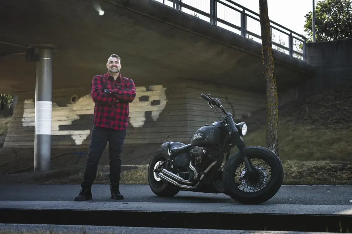 Bullfighter Cobra Kevlar MC-Jeans, mørkegrå. Lengde: 32 