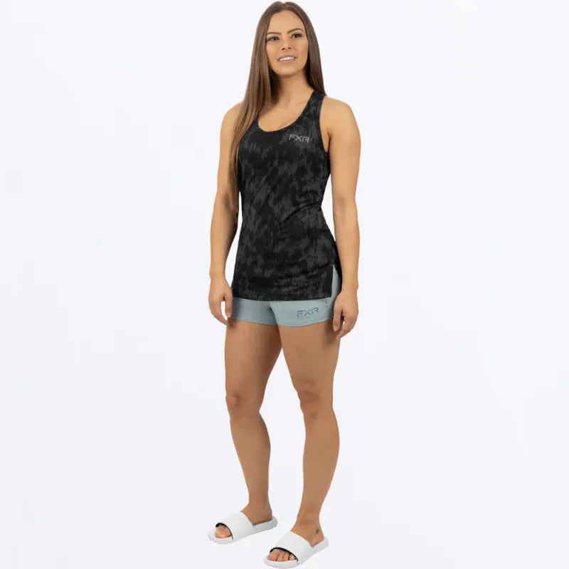 FXR W Lotus Active Singlet, black fiber