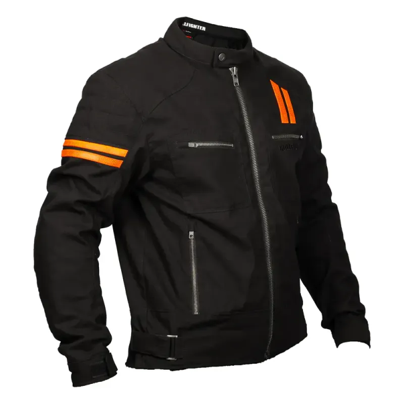 Bullfighter Hero II MC-Jakke, sort/oransje