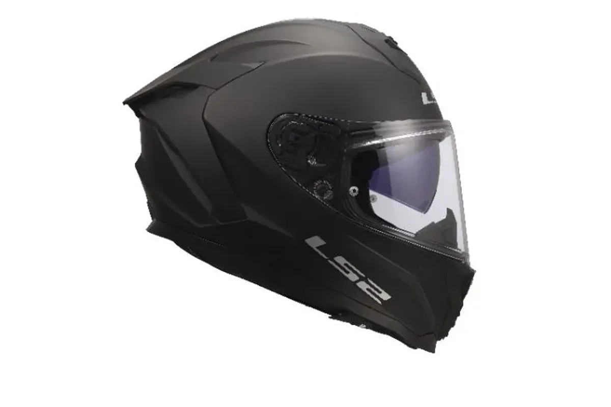 LS2 FF817 Challenger II MC-Hjelm, matt svart