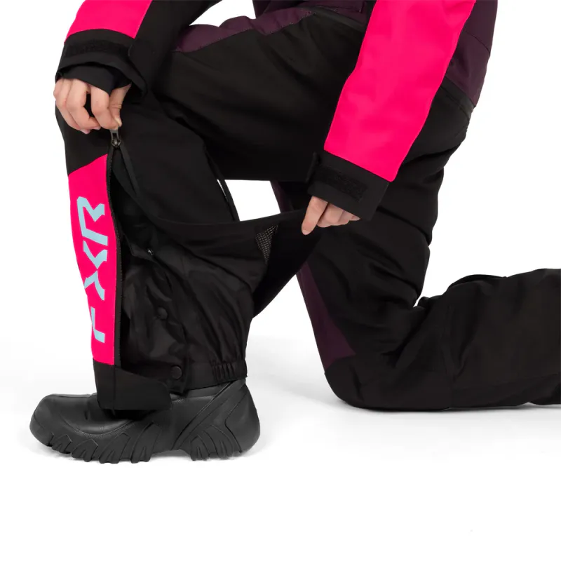 FXR Yth Vertical Monosuit 27, plum/razz/maui