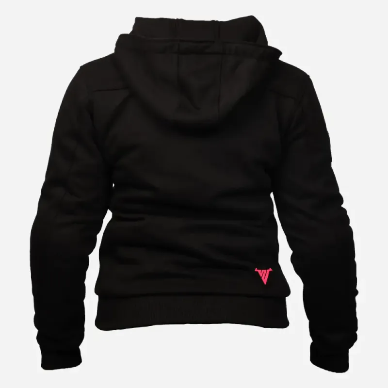 Bullfighter Atlas Dame Hoodie, svart/rosa