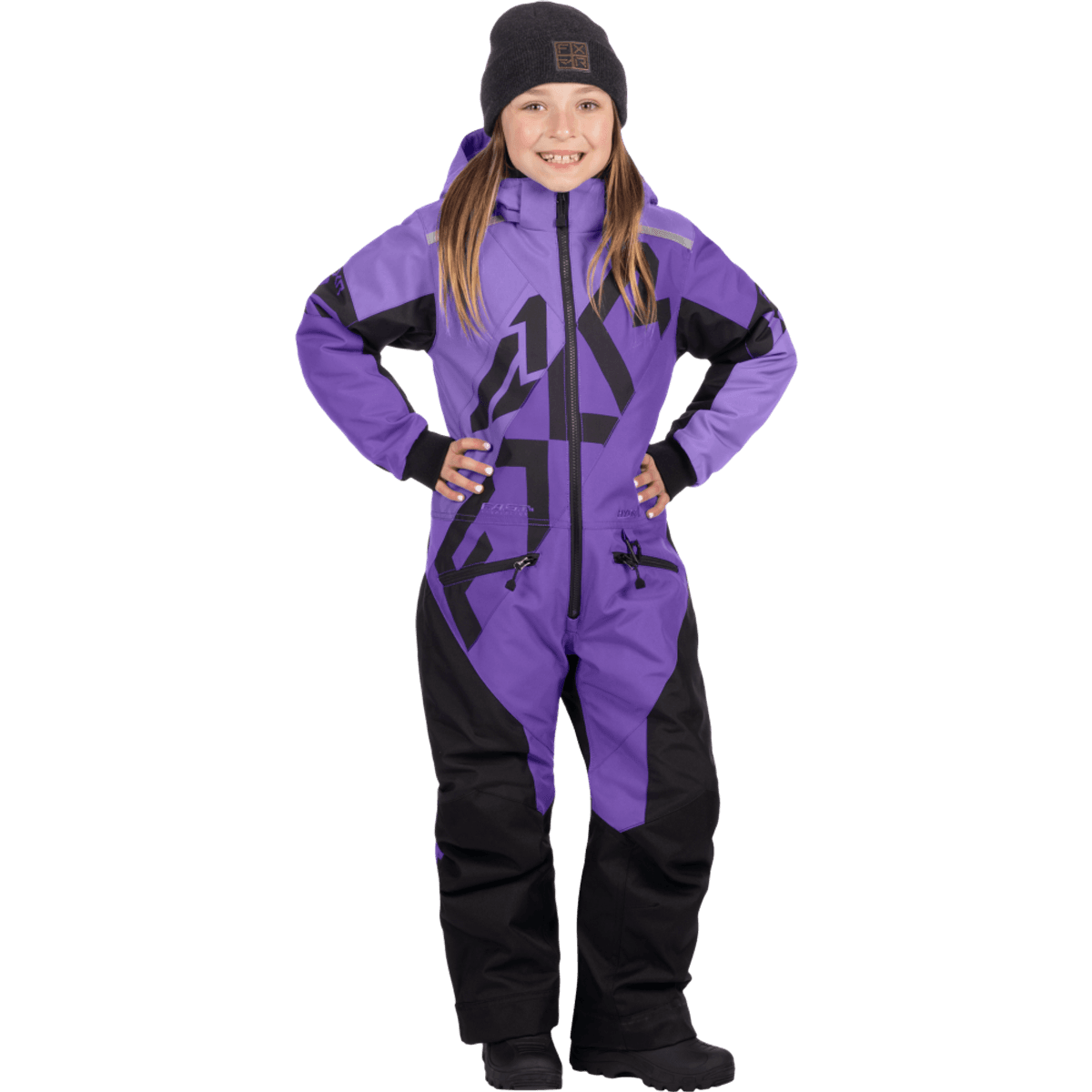 FXR Ch Cold Cross CX Monosuit 26, amethyst/black
