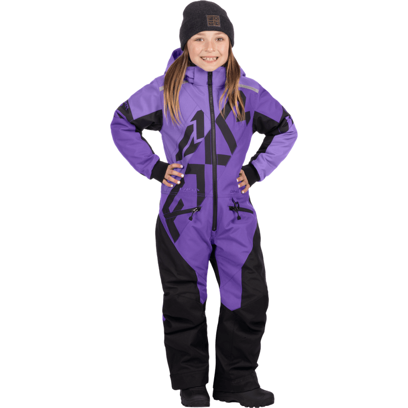 FXR Ch Cold Cross CX Monosuit 26, amethyst/black